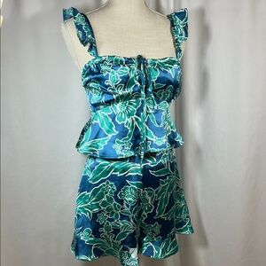 New!  House of Harlow 1960 Two Piece Tank and Shorts Set Size S